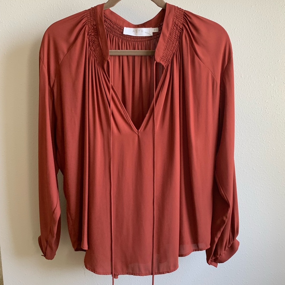Orange women’s blouse